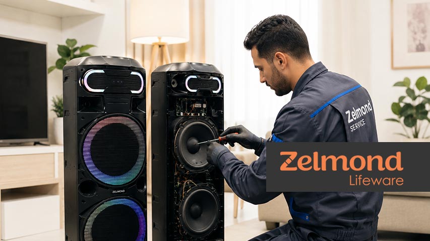 تعمیر اسپیکر zelmond